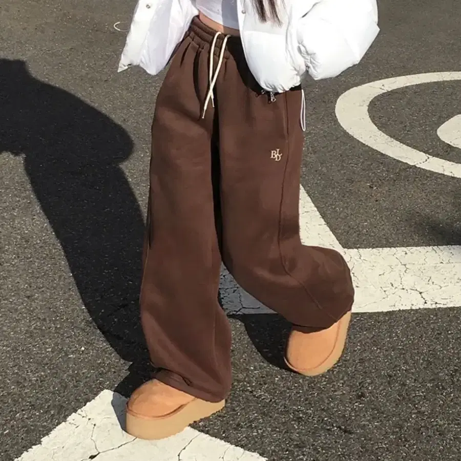 하루 멜번 슬림핏 크롭 후드집업 롱버전