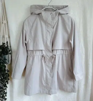 UNITED ARROWS 마운틴 파카 S 라이트 베이지 후드 부착
