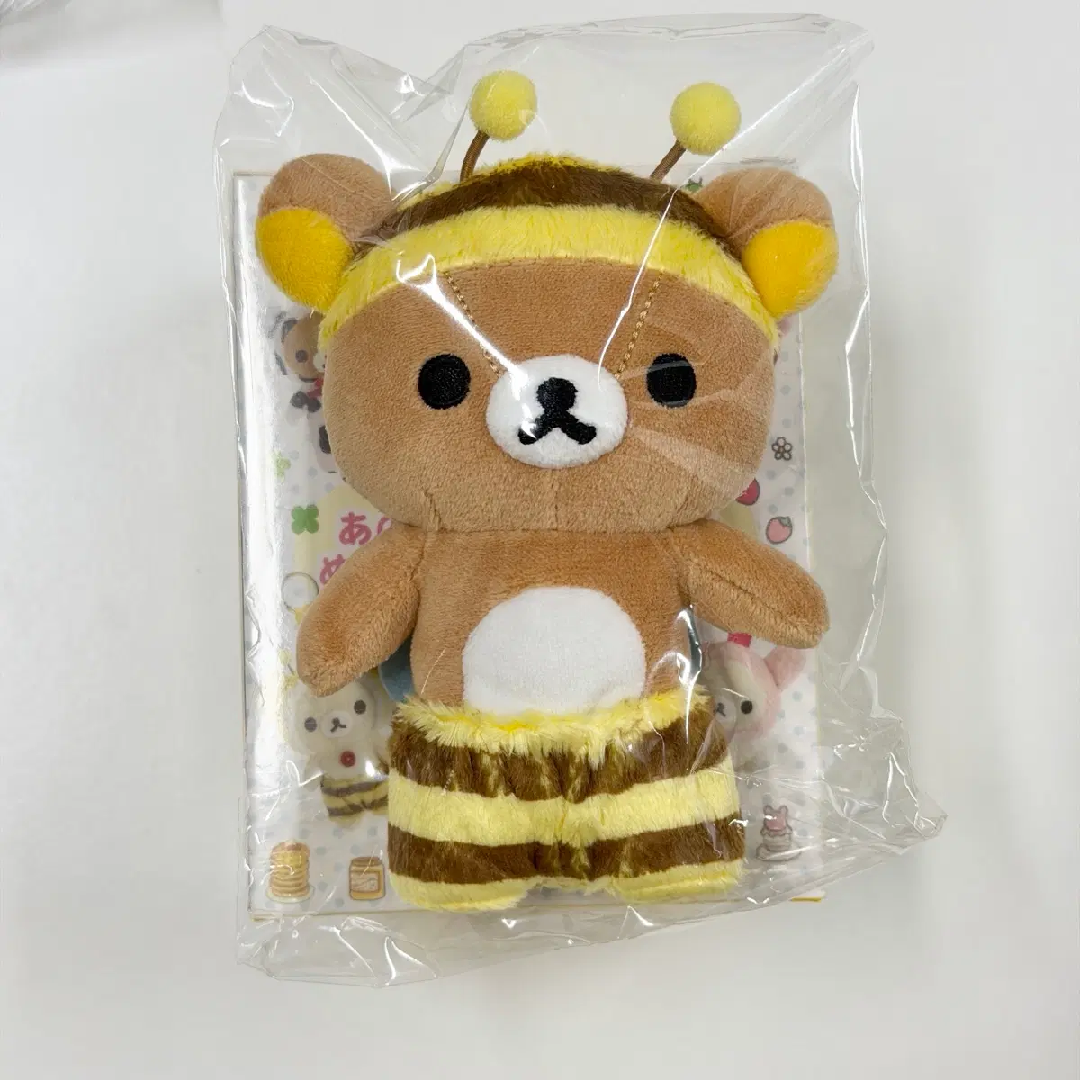 리락쿠마 그때 그 시절 꿀벌 허니 앤 스마일 인형 마스코트 키링 산엑스 마코 그때그시절