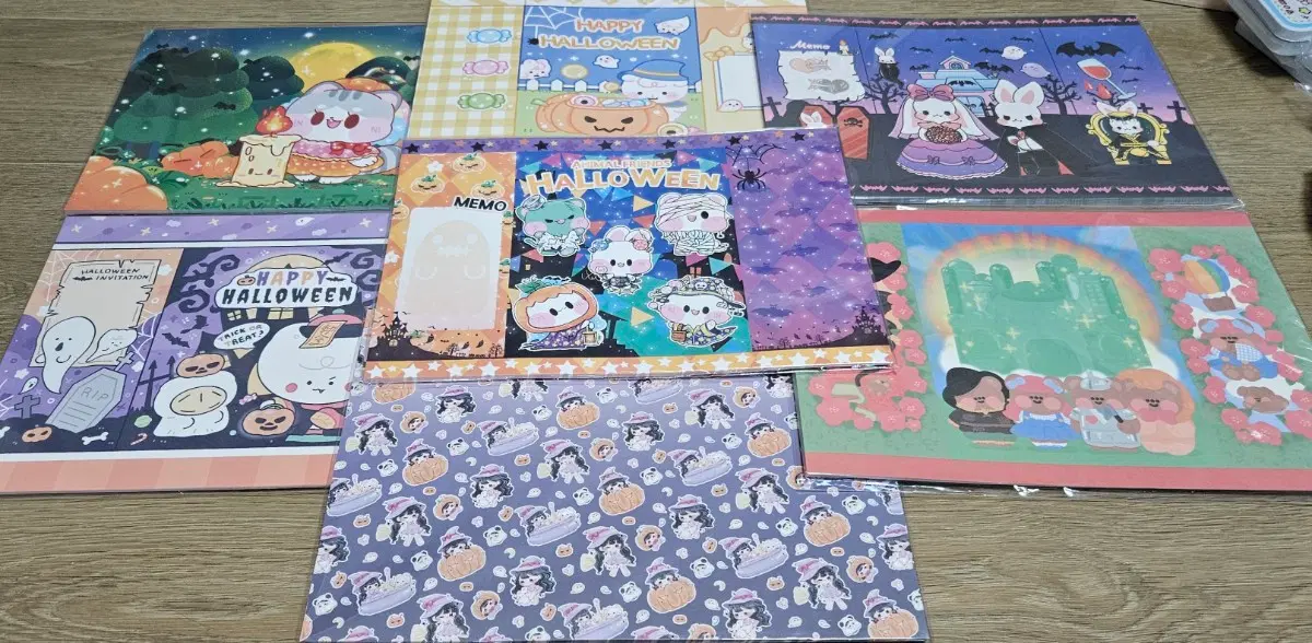 <포용계 랩핑지> 랩믹 35장 1700원 (all A4 / 할로윈 도안)