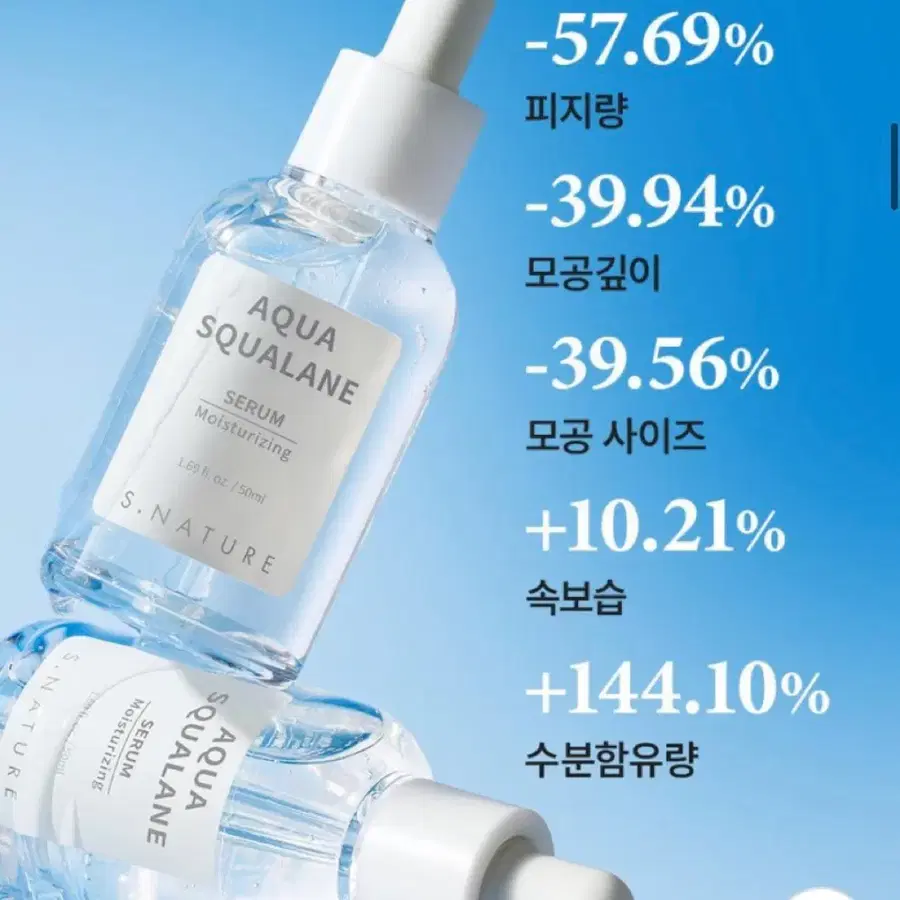 에스네이처 아쿠아 스쿠알란 세럼 50ml