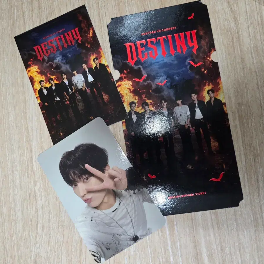 엔하이픈 브이알 콘서트 데스티니 선우 포카 굿즈 오피셜 티켓 enhypen vr concert destiny sunno pc