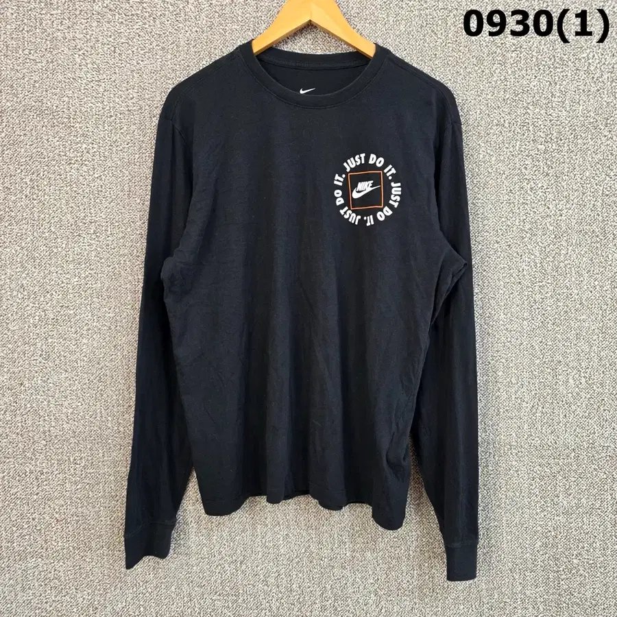 나이키 긴팔티 블랙 XL