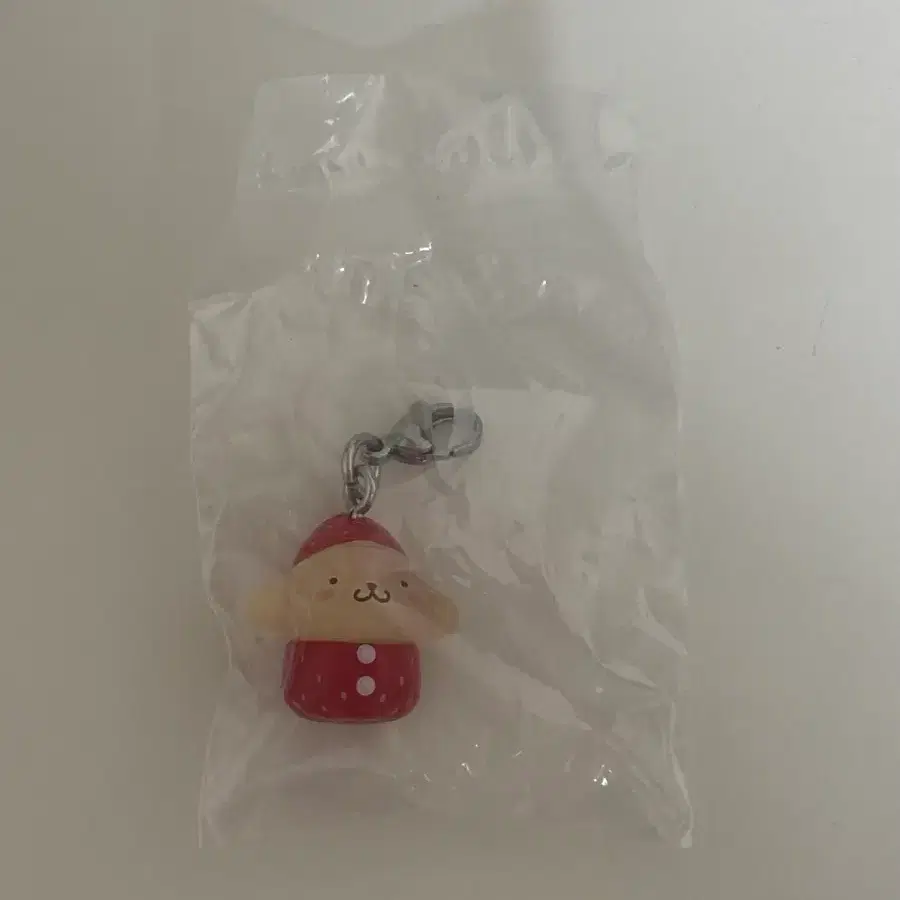 산리오 폼폼푸린 딸기키링