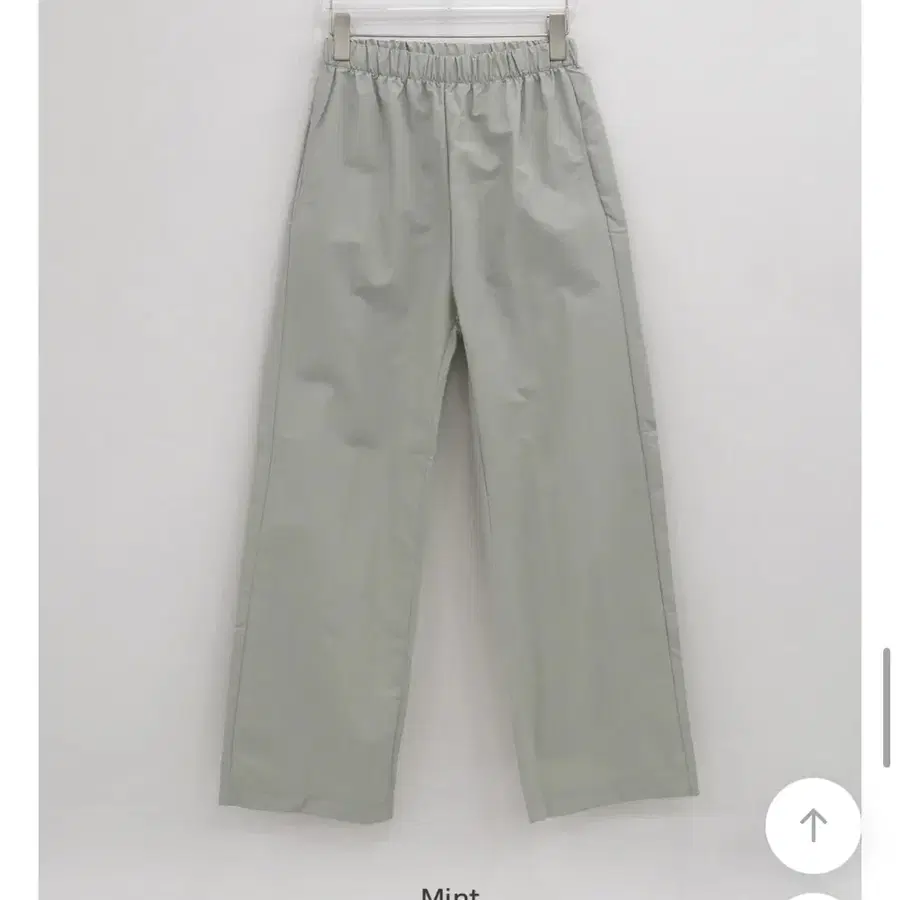 데일리쥬 데어 밴딩 바스락 팬츠 민트색
