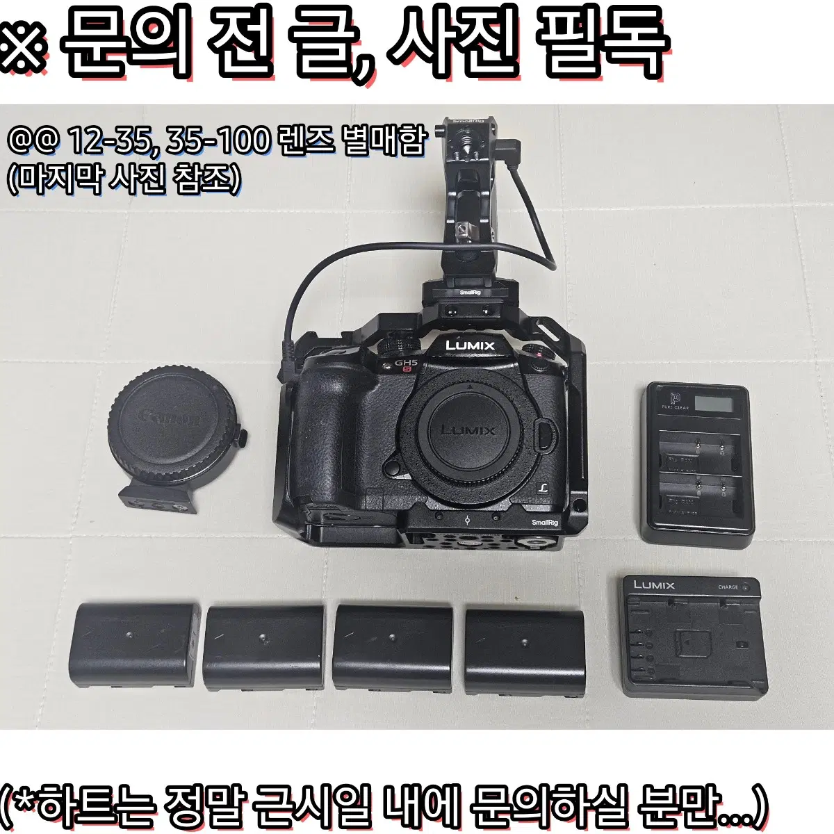 루믹스 GH5s + 빌트록스 EF-M2 II 등등