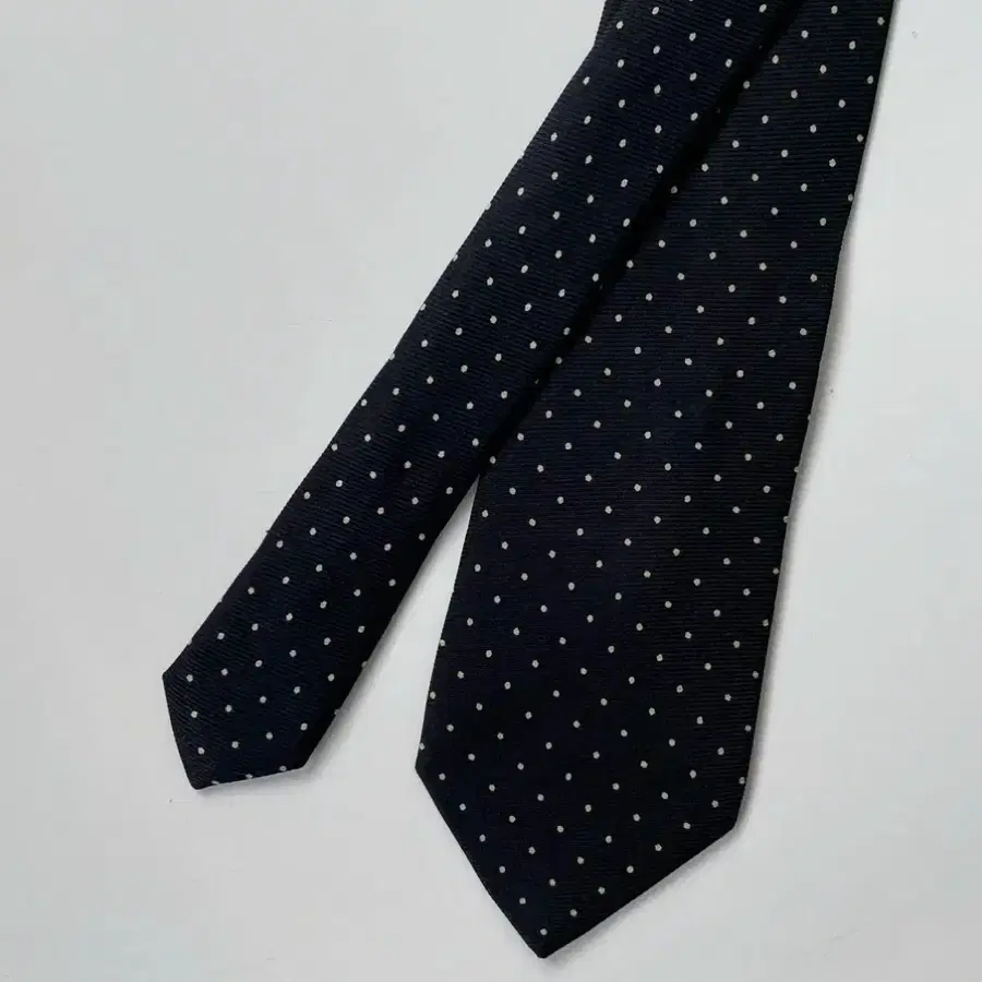 폴로 랄프로렌(POLO) 명품 정품 블랙 도트넥타이8.2cm