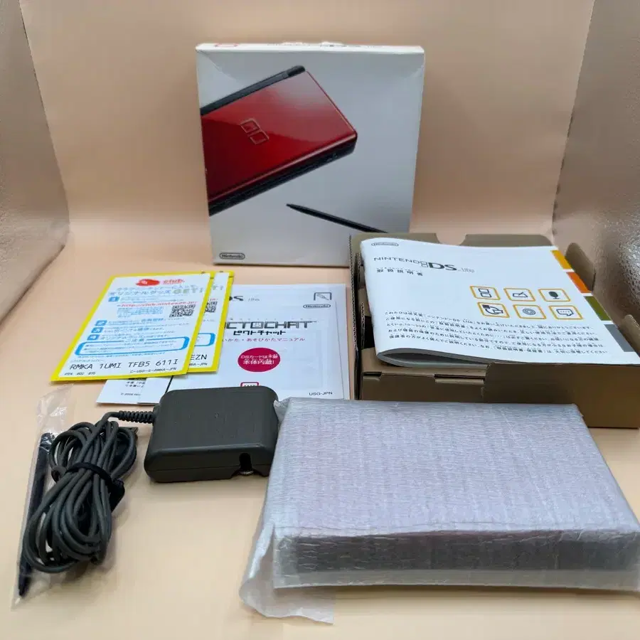 닌텐도 DS LITE 크림슨 레드 일판 박스셋