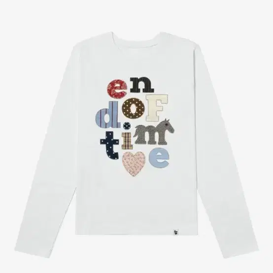 그레이버 ENDOFTIME COZY 롱슬리브 티셔츠 화이트