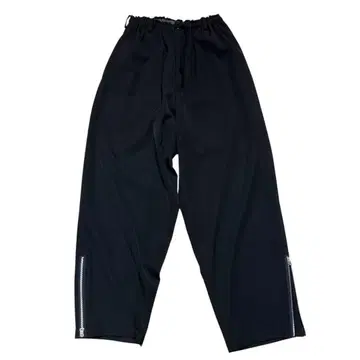 90s Y's for men 울 개버딘 사이드 지퍼 와이드 팬츠