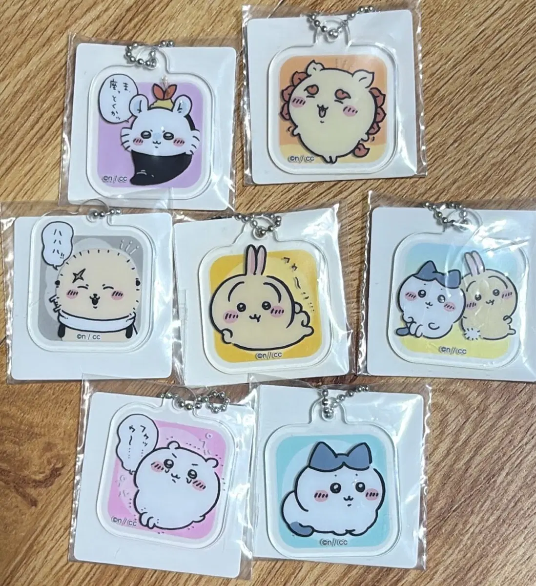 치이카와 아크릴 키링 먼작귀 우사기 랏코 모몽가 카니