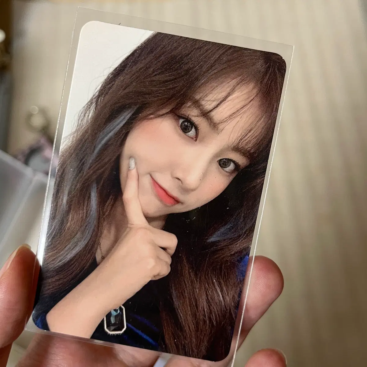 아이즈원 선의의경쟁 강혜원 포카 포토카드