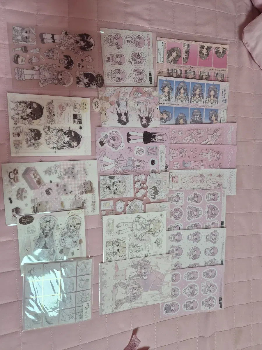 다꾸일괄처분(씰스티커,밀키하트,산리오,모조지,키스컷,통마테,스티커,바인더,다꾸,코랄트리,연두님,펌펌,키링,핀버튼