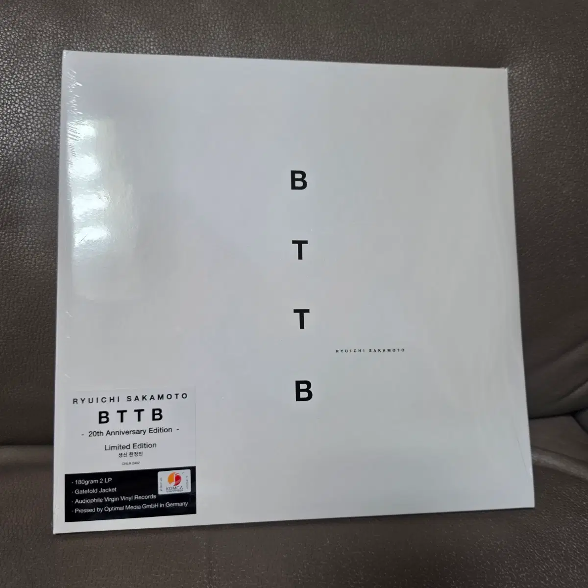 류이치 사카모토 BTTB 20주년 한정판 LP