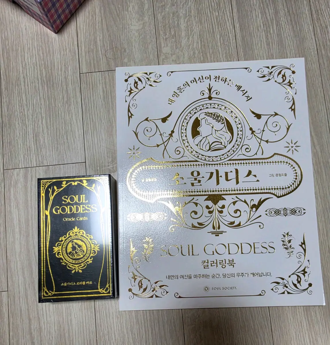 [미개봉] 소울가디스 타로카드 + 소울가디스 해설집 (컬러링북).