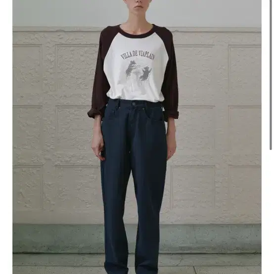 비아플레인 wren baggy pants