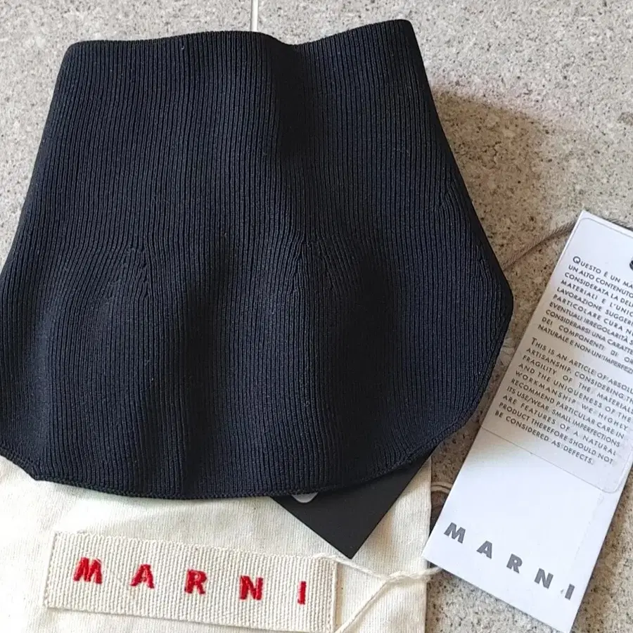 MARNI polyamide neck warmer