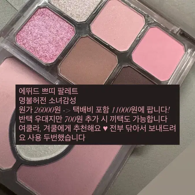 에뛰드 쁘띠 팔레트 명불허전 소녀감성 (급처)