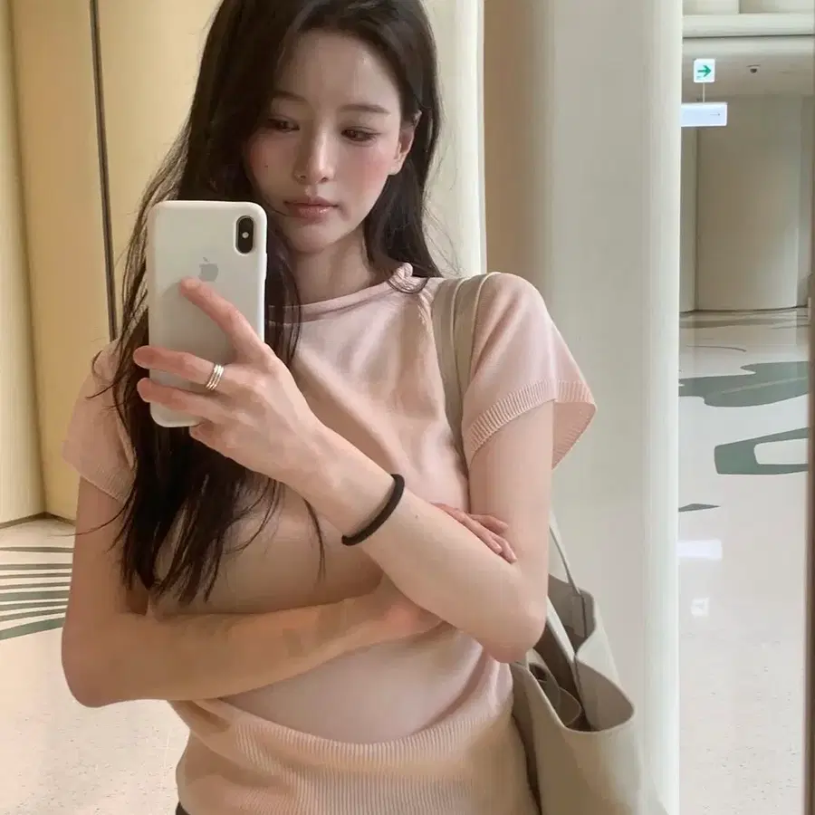 modo 모도샵 oat knit pink