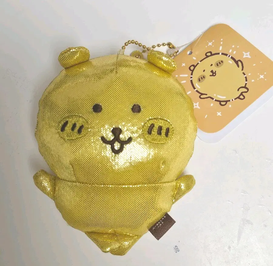 농담곰 마스코트 금 골드 금담곰 반짝반짝 나가노