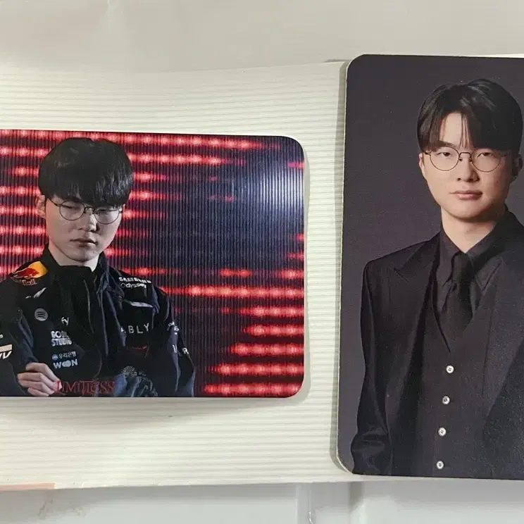 티원 t1 페이커 포카 + 숲 페이커 포카 2장 일괄 티원존