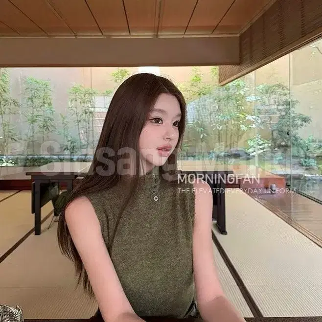 [빠른발송] 소프트 카라 니트 나시