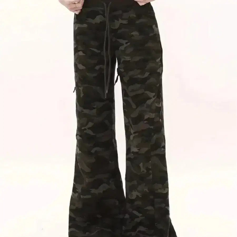 카모플라쥬 부츠컷 팬츠 M