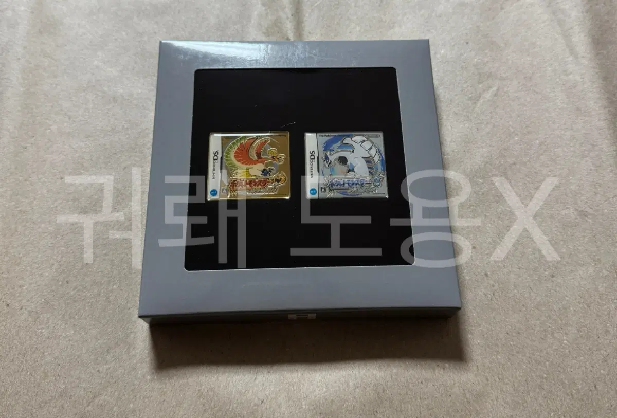 (안전결제) 포켓몬스터 30주년 카트리즈 핀 뱃지 DS 하트골드 소울실버