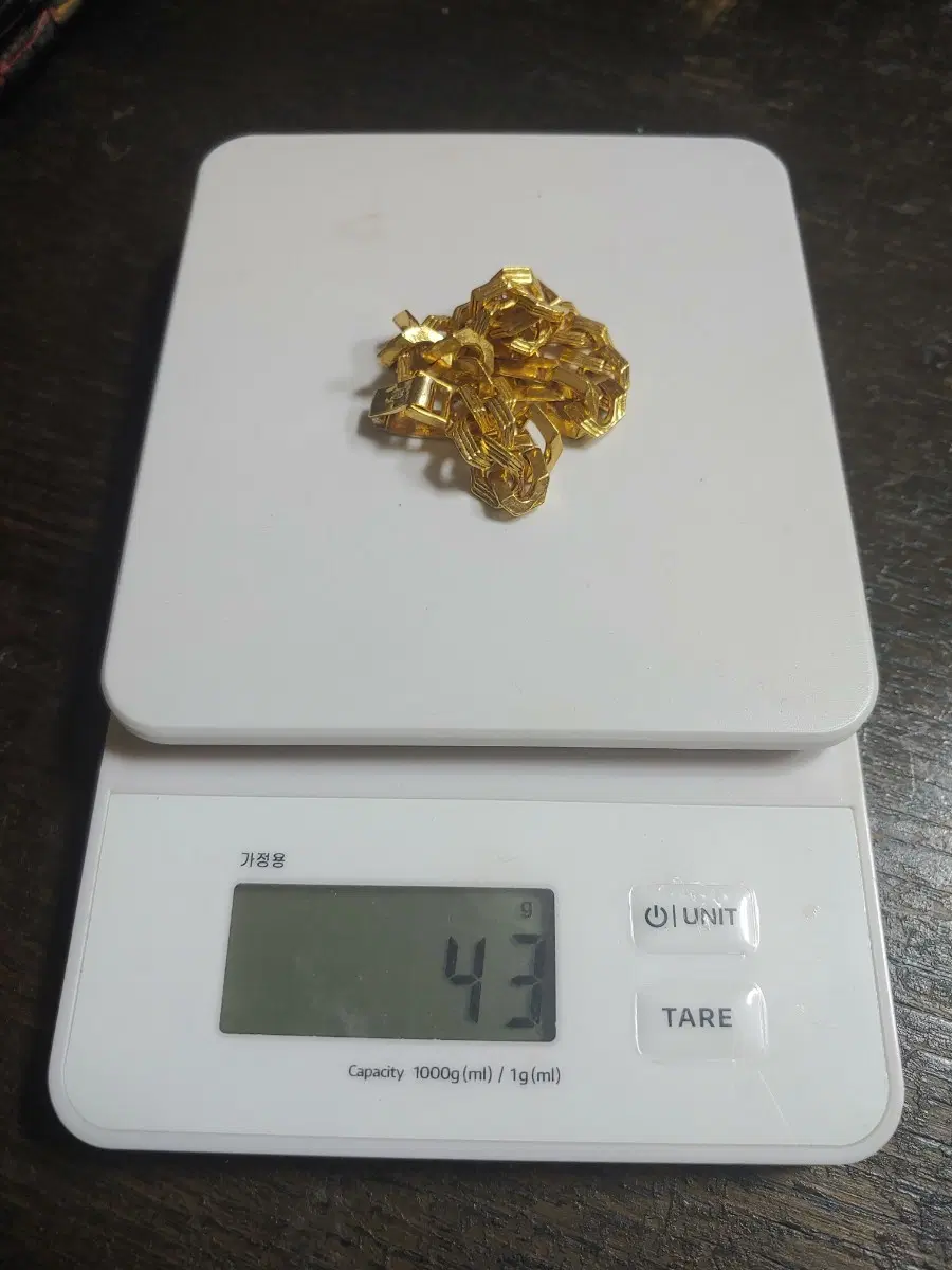 순금 체인 팔찌 43g