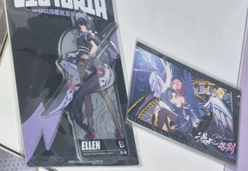 젠레스존제로 엘렌 조 아크릴 스탠드+레미엘 특전 엽서 2장