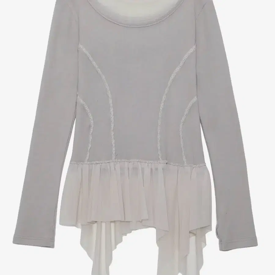 Layered Lace Frill Long Sleeve