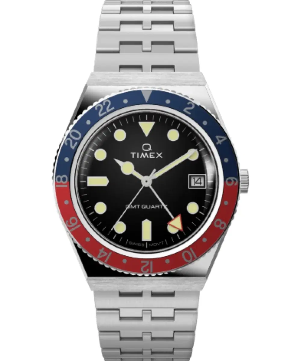 타이맥스 Q 리이슈 펩시 GMT 쿼츠 38mm TW2V38000