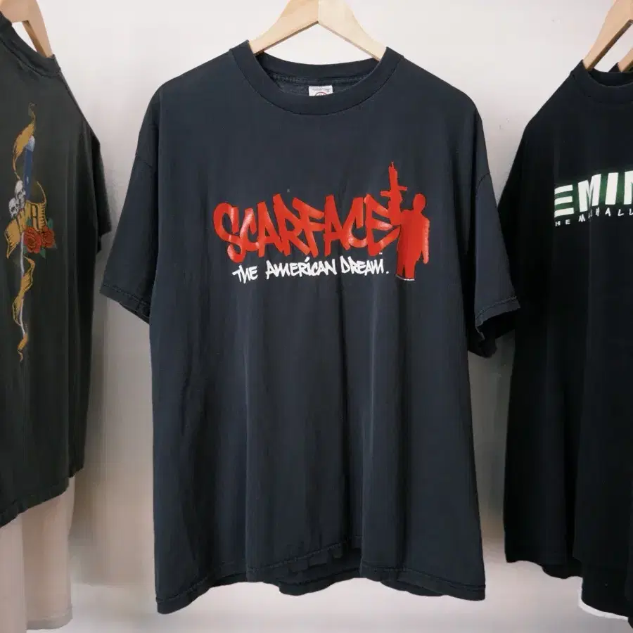 (XL)90s 스카페이스 빈티지 프로모 티셔츠