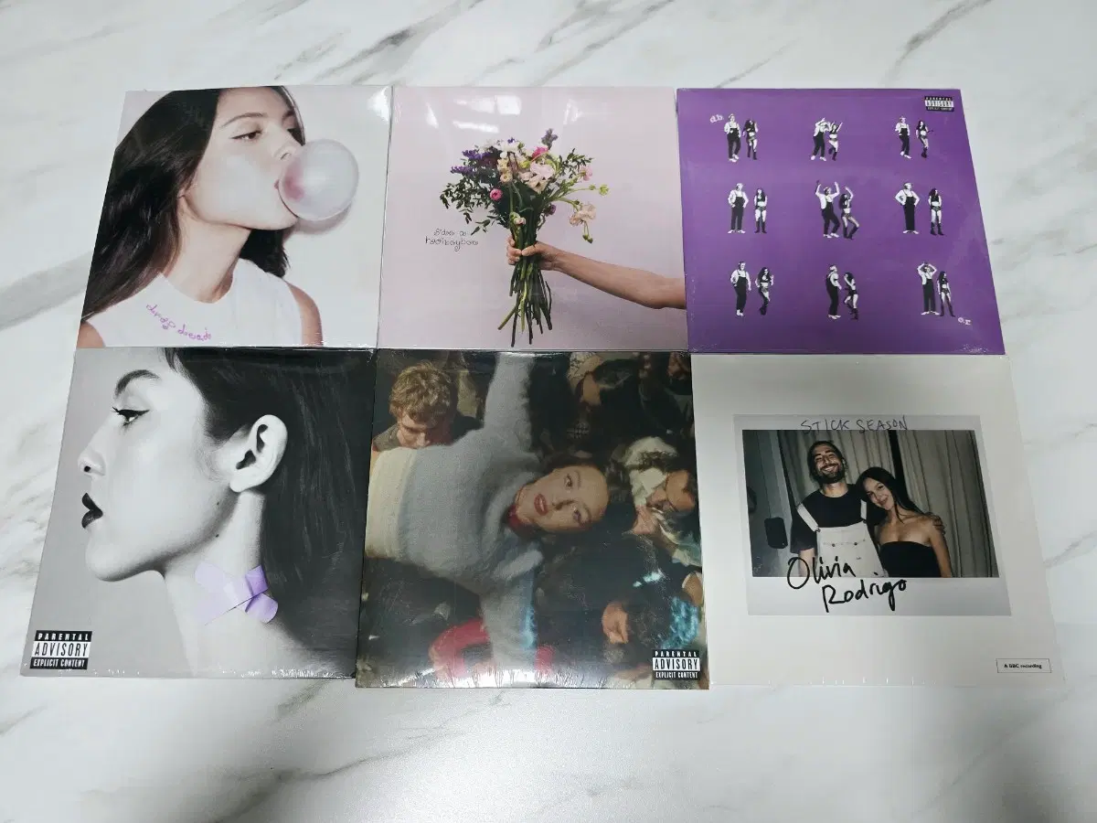 (6종 세트) 올리비아 로드리고 / 7인치 LP