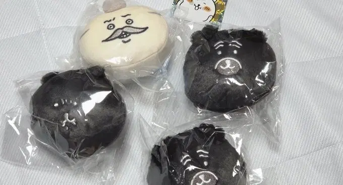 치이카와 먼작귀 쫀득 페이스 마스코트 블랙곰 블랙담곰 흑담곰 쿠지