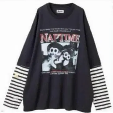 Nissy Naptime 페이크 레이어드 LONG T-SHIR