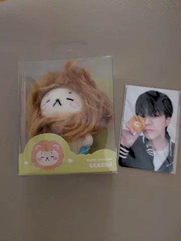 FUNNY TREASURE GGAERU 봉제 인형 키링 트레이딩 카드