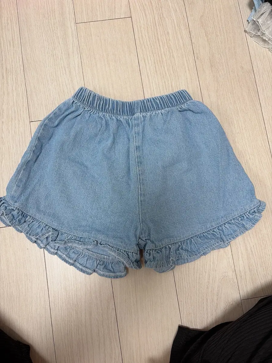 아동 소이빈 프릴 청바지 9호