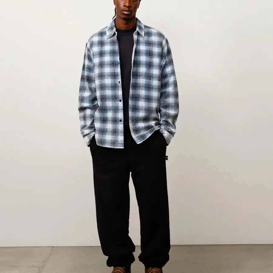 스투시 스웻팬츠 플리스 팬츠 m stussy