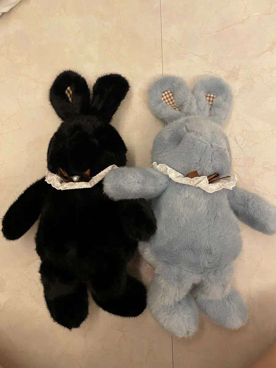 리보나 클래식 토끼인형 블랙/블루