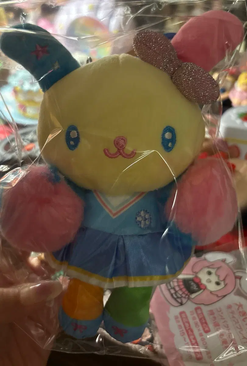 우사하나 치어리더 마스코트 키링 인형 홍콩