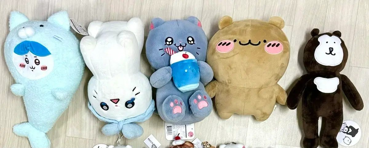 먼작귀치이카와하치와레냐한남춘배영철자우사기와다다농담곰이 중형인형뽑기인형(개당