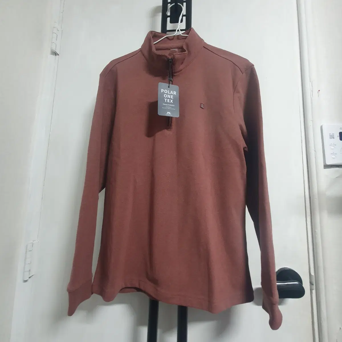 새옷 콜핑 여성77 반집업 와인컬러