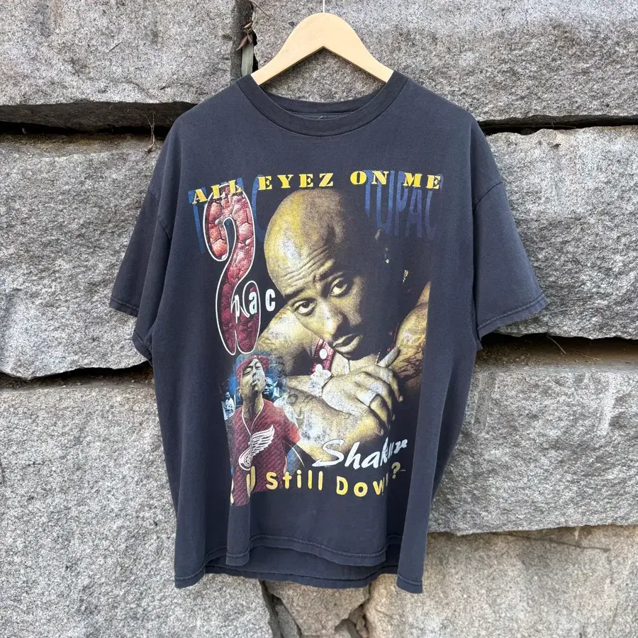 (XXL) 90s 2PAC All Eyez On Me 빈티지 Rap tee