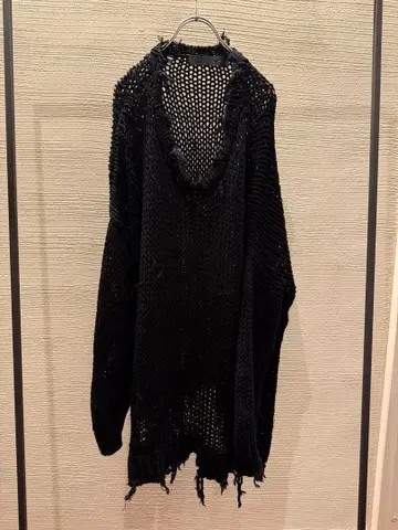 nape_ knit 데미지 가공 니트 스웨터 archive rare