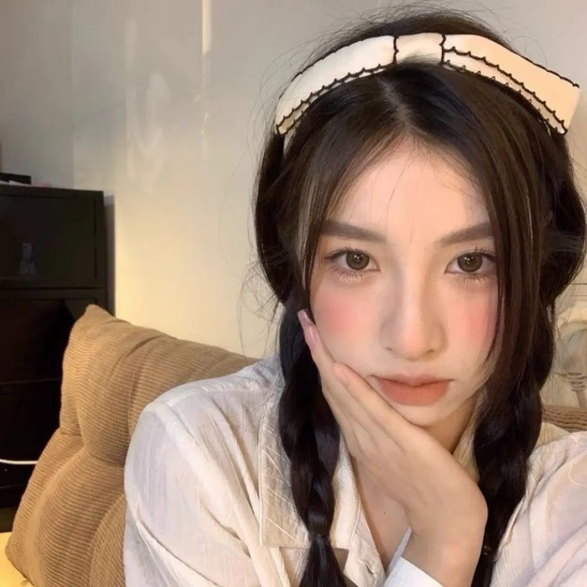 리본 머리띠 헤어밴드