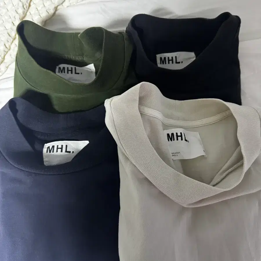 MHL 마가렛호웰 코튼 롱슬리브 M 4컬러 일괄