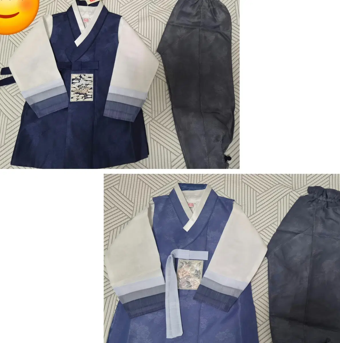 새상품 남아 한복 3종 (4호 5호 7호) 택포23000