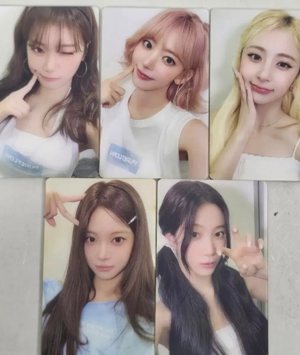[5종] 르세라핌  'Made My Night' 위버스샵 특전 거울포카 일괄