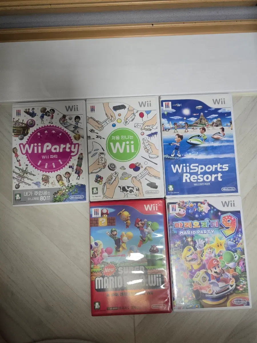 wii 타이틀 5종